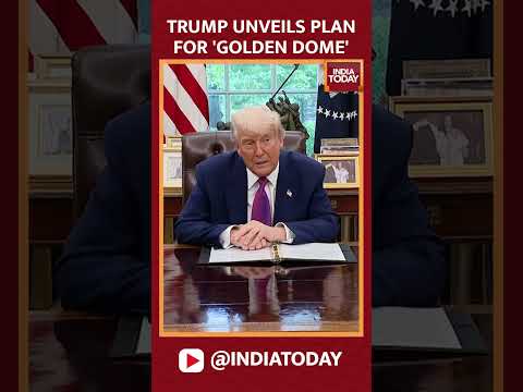 Donald Trump Unveils Plans For 'Golden Dome' Defense System | #donaldtrump  #usnews  #usdefense