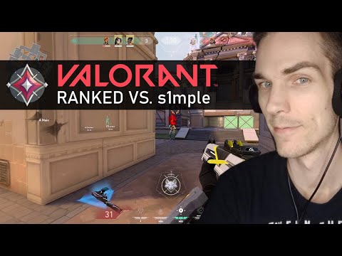 Playing 5v5 Ranked vs CSGO Pro s1mple in VALORANT (Immortal 3 Rank + DE Callouts)