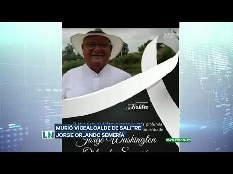 Falleció el vicealcalde de Salitre Jorge Orlando Semería