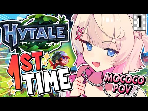 【HYTALE】new minecraft-like?! ✨️ fuzzy adventures exploring a new world 🐾【MOCOCO POV／FUWAMOCO】