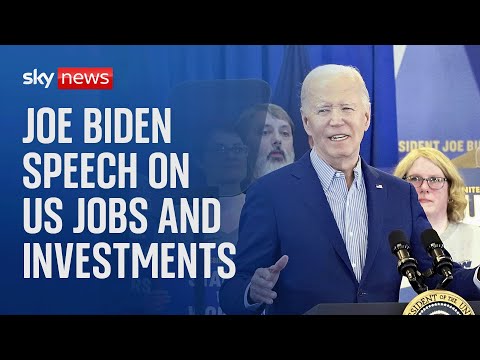 Watch live: US President Joe Biden delivers speech on American investments and jobs