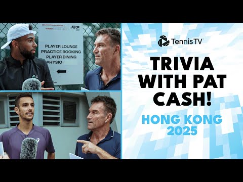 ATP Stars Play Trivia For Cash, With Pat Cash! | Hong Kong 2025