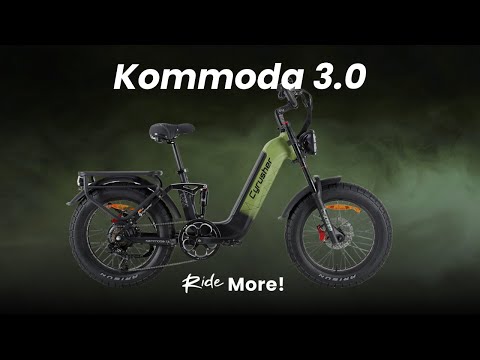 Cyrusher Kommoda 3.0 – The Ultimate Step-Through eBike for Comfort and Style#cyrusher