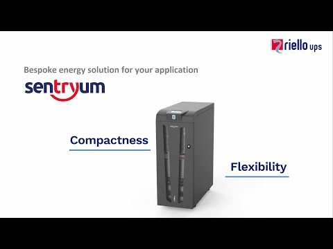 Sentryum Riello UPS: flexibility and compactness