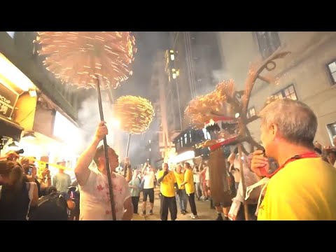 Spectacular Fire Dragon Dance returns to Hong Kong after three years absence