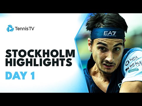 Sonego Battles Lajovic; Lehecka & Bautista Agut Feature | Stockholm 2023 Highlights Day 1