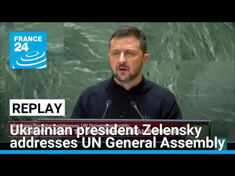 REPLAY: Ukrainian president Zelensky addresses UN General Assembly, seeks global support