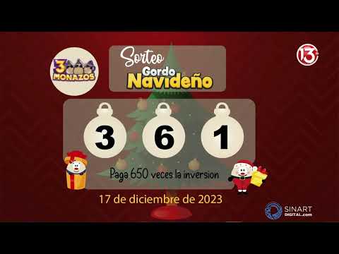 #EnVivo Sorteo de Lotería Nacional | Gordo Navideño 2023