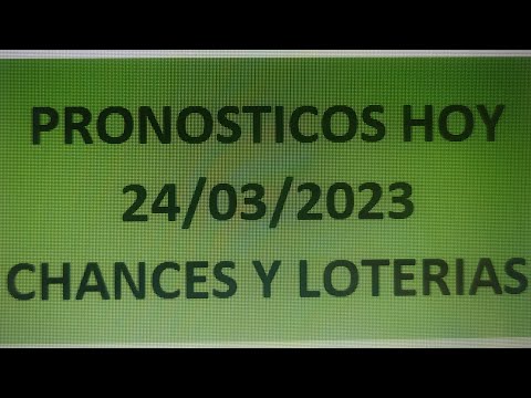 Cómo Ganar el chance hoy con la lotería de Santander | 24/03/2023 | resultados último sorteo |