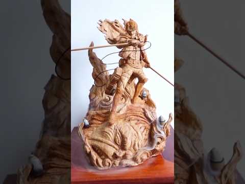 How i carved Levi vs Beast Titan from Attack on Titan    #attackontitan