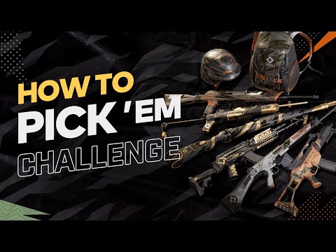 【PUBG】PICK'EM CHALLENGE How To