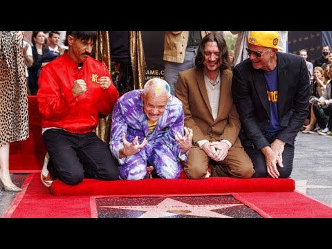 Los Red Hot Chili Peppers ya tienen su estrella en el Paseo de la Fama