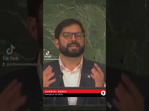 Gabriel Boric hace su primer intervención ante la ONU -#INFOENUNMINUTO