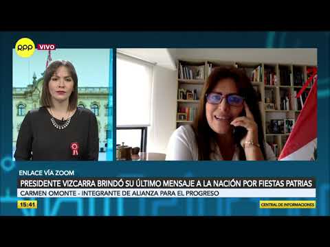 Carmen Omonte: “Los peruanos esperábamos propuestas más concretas”
