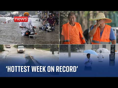 India, US and Japan hit by heat warnings and deadly flash floods in week of wild world weather