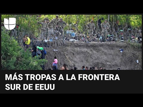 Autoridades han encontrado unos 10,000 migrantes en la frontera a la espera del fin del Título 42