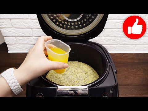 Вы еще так не готовили! Как пух! Апельсиновый кекс с маком в мультиварке