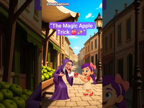 “The Witch’s Shiny Apple Trick!” 🍎🫣😲 #animation #movie #cartoon #3danimation #memes #trending
