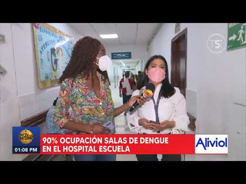 Hospital escuela colapsando con 90% de ocupación salas de Dengue