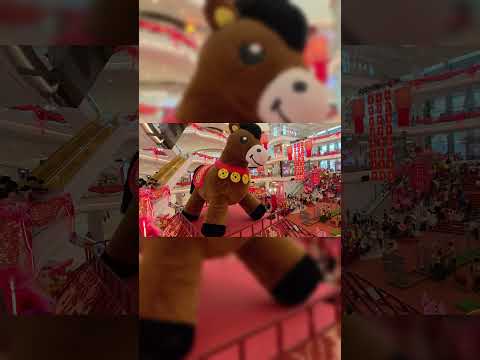 萌萌的马 2026 农历新年商场布置 Chinese New Year decoration @ Pavilion Bukit Jalil, Petaling Jaya, Malaysia