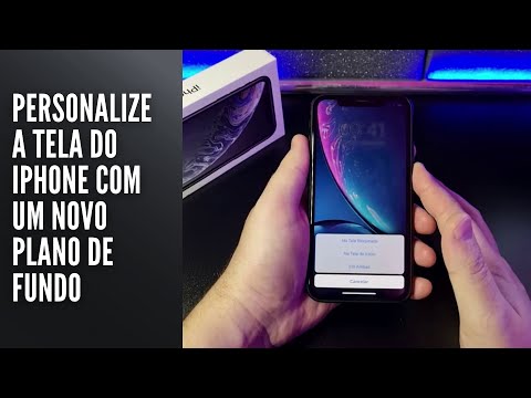 Personalize a tela do iPhone com um novo plano de fundo