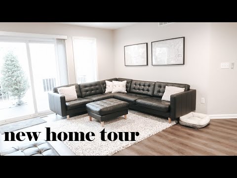 my rental home tour / minimalist living