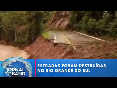 Tragédia no RS: Estradas são preocupação das autoridades | Jornal da Band