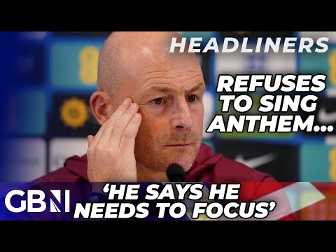 England Manager Lee Carsley REFUSES to sing national anthem before first game in charge...