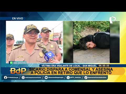 BDP Sicario dispara a comensal y asesina a policía en retiro que lo enfrentó 2