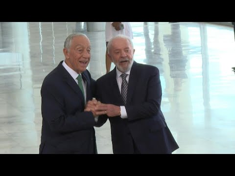 Brazil's Lula welcomes Portuguese President Marcelo Rebelo de Sousa to Planalto Palace | AFP