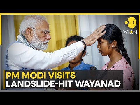 Wayanad Landslides: PM Modi conducts aerial survey, visits relief camps | WION