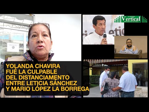 YOLANDA CHAVIRA PROVOCO? EL DISTANCIAMIENTO ENTRE LETICIA SÁNCHEZ Y  MARIO LÓPEZ LA BORREGA...