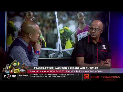 Fraser-Pryce, Jackson & Kirani win DL titles, Fraser-Pryce won 100m in 10.65, Jackson dominates 200m