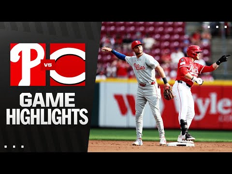 Phillies vs. Reds Game Highlights (8/11/25) | MLB Highlights