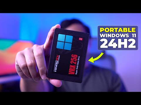 GOKIL! Buat Portable WINDOWS 11 24H2 Yang Support Laptop Kentang
