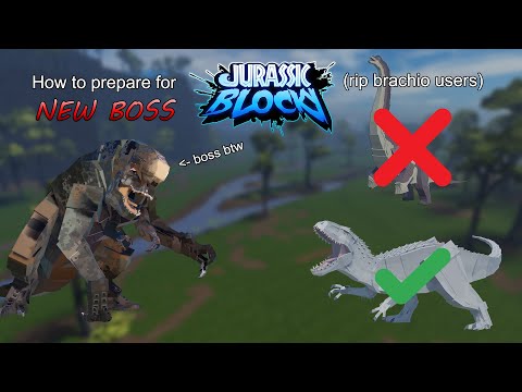 How to PREPARE for NEW BOSS | Jurassic Blocky Roblox
