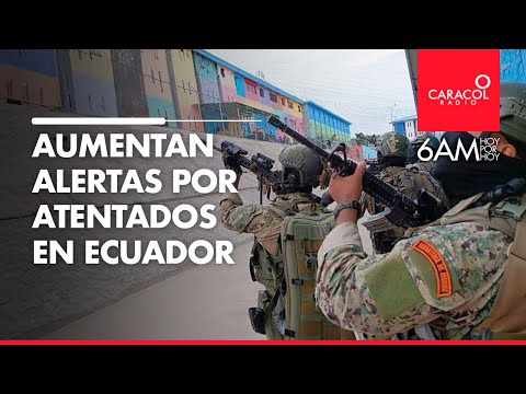 Destruyen estación de Policía en Ecuador con artefacto explosivo