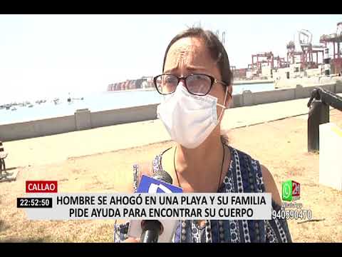 Callao: hombre se ahogó en una playa y su familia pide ayuda para encontrar su cuerpo