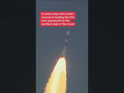 Moment India launches rocket to the sun ☀️