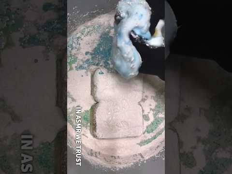 Mini grouts and powder squeeze #asmr #oddlysatisfying #asmrvideo