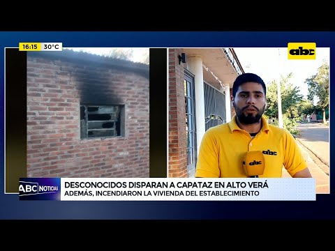 Disparan a capataz e incendian vivienda de su patrón en Alto Verá