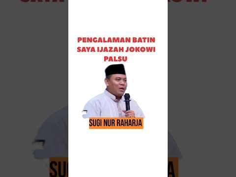 Sugi Nur: Pengalaman batin saya Ijazah Jokowi Palsu #Ijazahjokowi