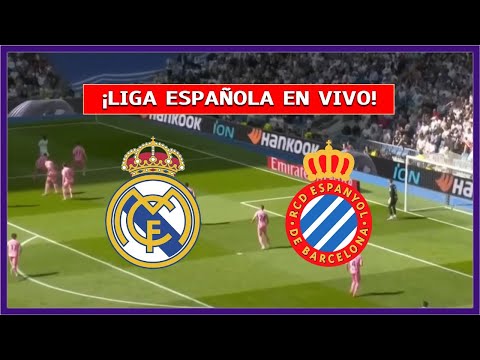 REAL MADRID vs ESPANYOL EN VIVO  MBAPPE TITULAR - LIGA DE ESPAÑA | LA SECTA DEPORTIVA