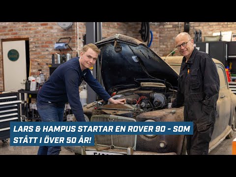 Lars & Hampus väcker liv i en Rover 90 som stått i över 50 år - ett riktigt barnfind!