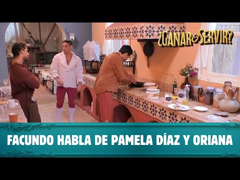 Facundo habla de las diferencias entre Pamela Díaz y Oriana | ¿Ganar o Servir? | Canal 13