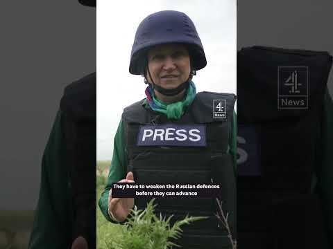 On the frontline with Ukraine’s artillery