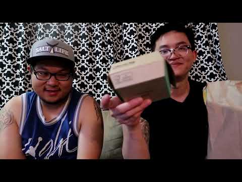 FAT ASIAN GUY TRY FISH BURGER FOR THE FIRST TIME