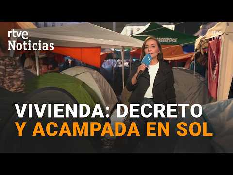 Pepa Bueno nos cuenta la última hora sobre el decreto de la vivienda desde la acampada en Sol