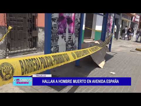 Hallan a hombre muerto en la avenida España