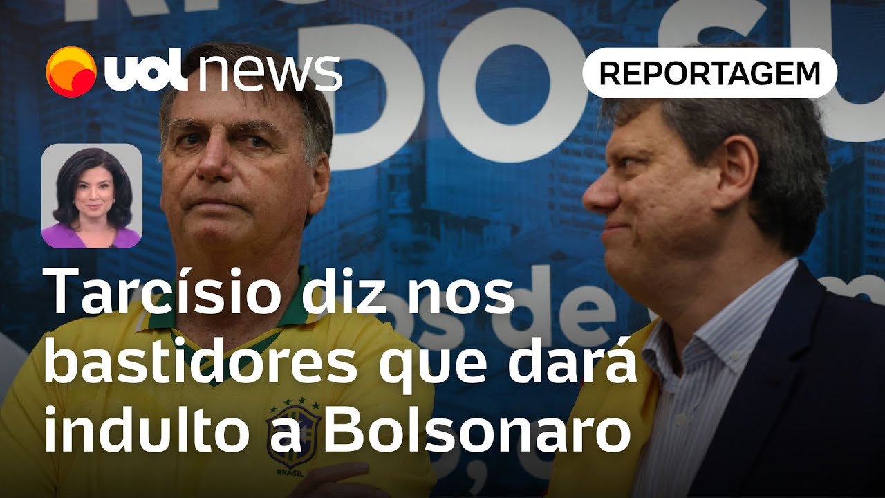 Tarcísio diz a empresários que dará indulto a Bolsonaro se vencer em 2026 | Raquel Landim